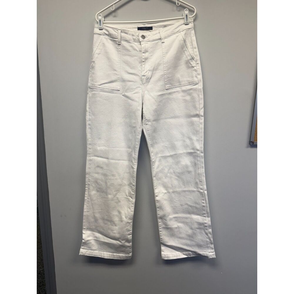 Fidelity Denim Joni Fashion Wide Jeans Womens 32 Regal White High Rise USA